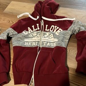 Reflex Cali love heritage zip up hoodie